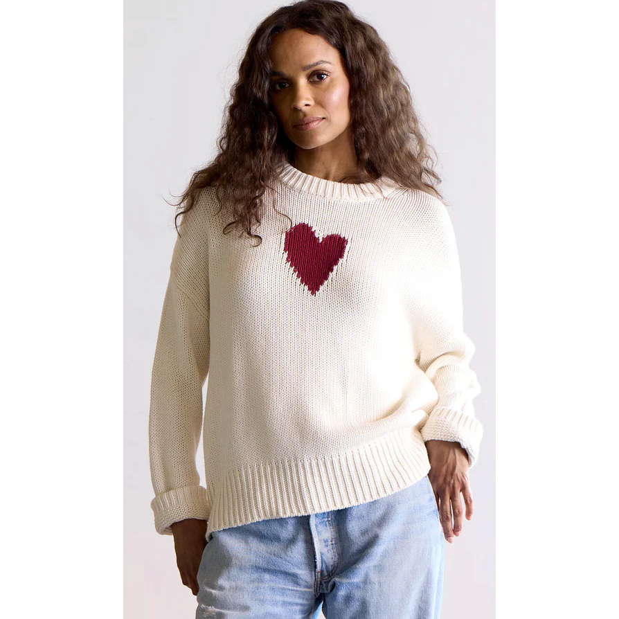 Kerri Rosenthal Lovey Heart Sweater