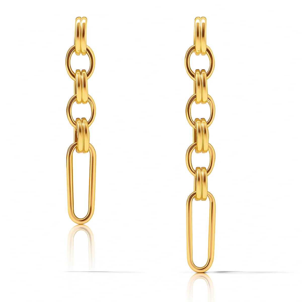 Ellie Vail - Antonia Asymmetrical Drop Chain Earring