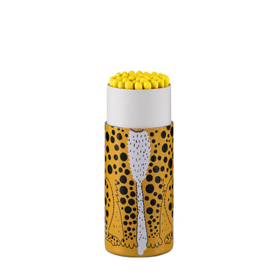 Leopard Cylinder Matchbox