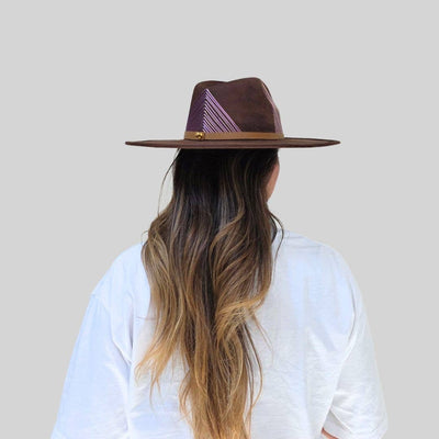 Darcy Rancher Crown Hat - Brown