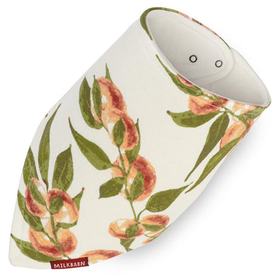 MilkBarn - Organic Cotton Kerchief Bib - Peaches