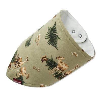 MilkBarn - Organic Cotton Kerchief Bib - Forest Party