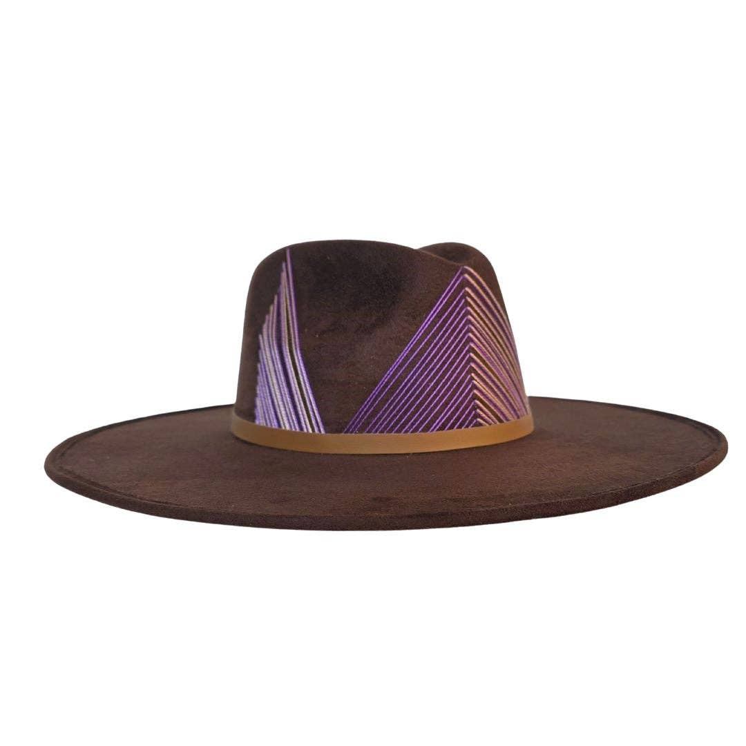 Darcy Rancher Crown Hat - Brown