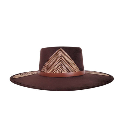 Julius Telescope Crown Hat - Brown