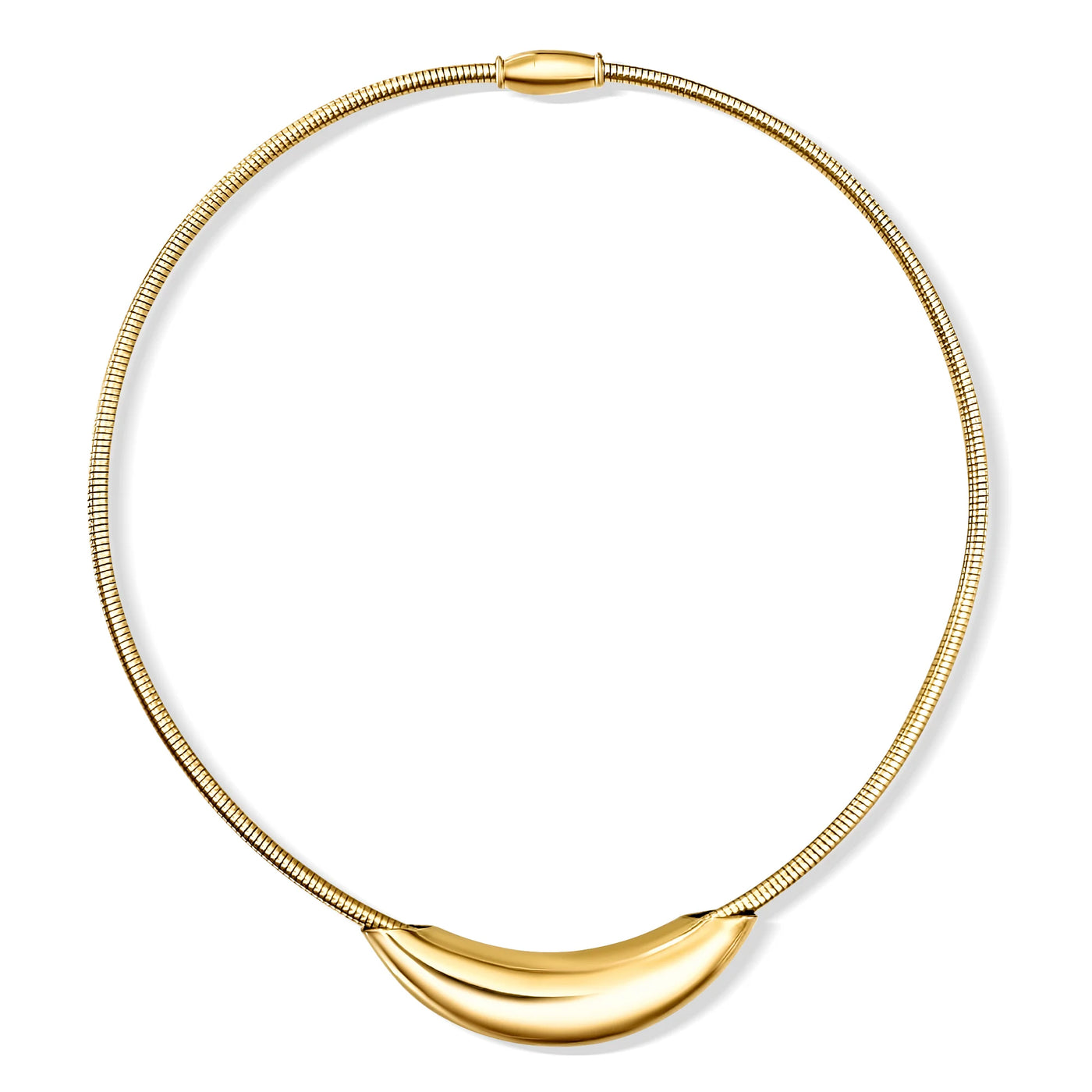 Ellie Vail - Winslet Curved Pendant Necklace