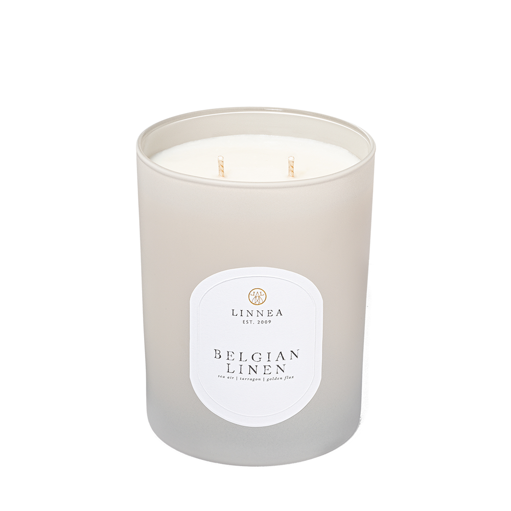 Linnea Belgian Linen Candle