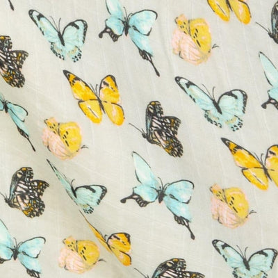 MilkBarn - Bamboo Burp Cloths - Butterfly