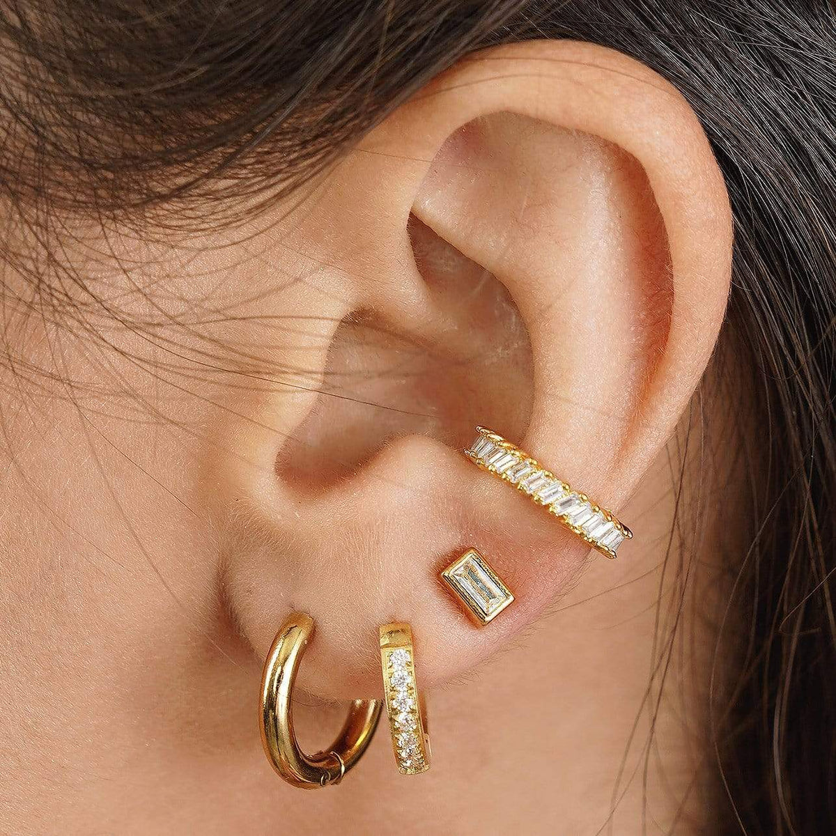 Ellie Vail - Tinsley Huggie Hoop Earring