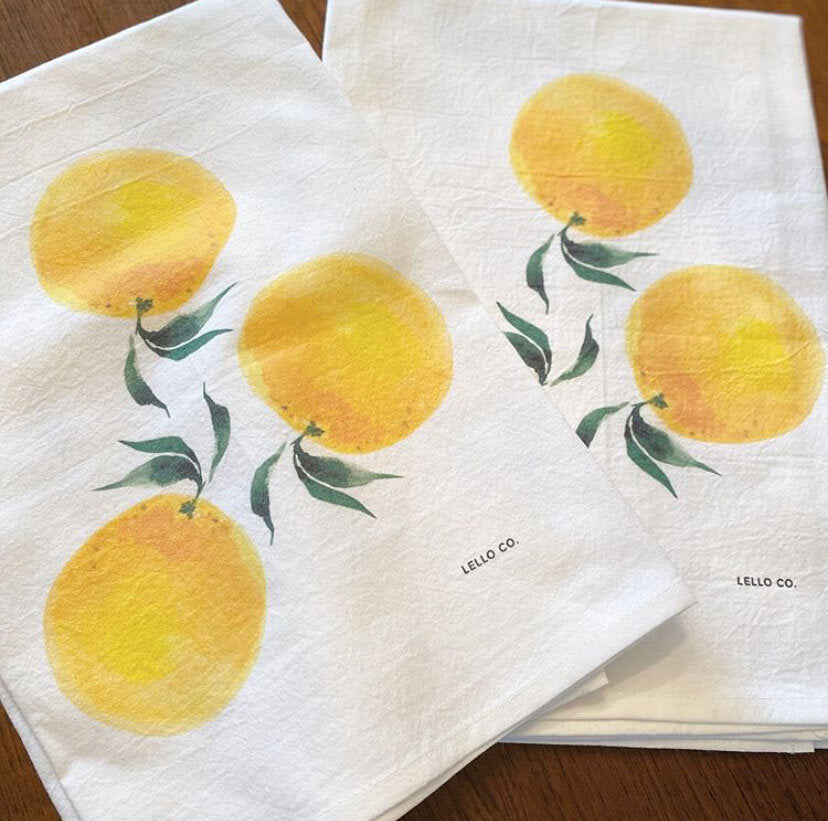 Citrus Tea Towel