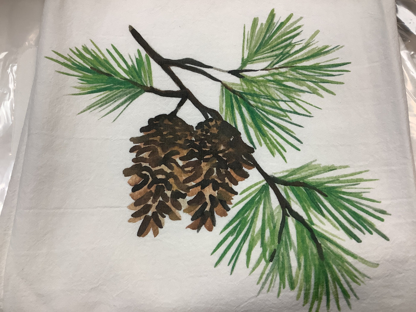 LELLO CO. Pinecone Tea Towels