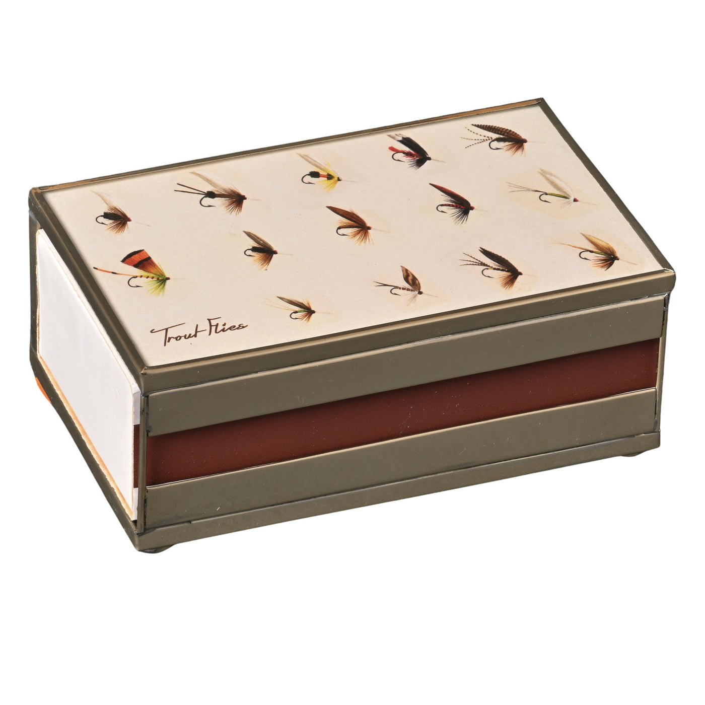 Trout Flies Matchbox Cover