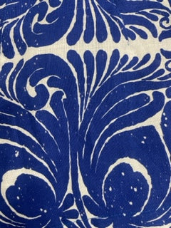 KARINA GRIMALDI - Sarawati Print Romper: Blue Azulejo