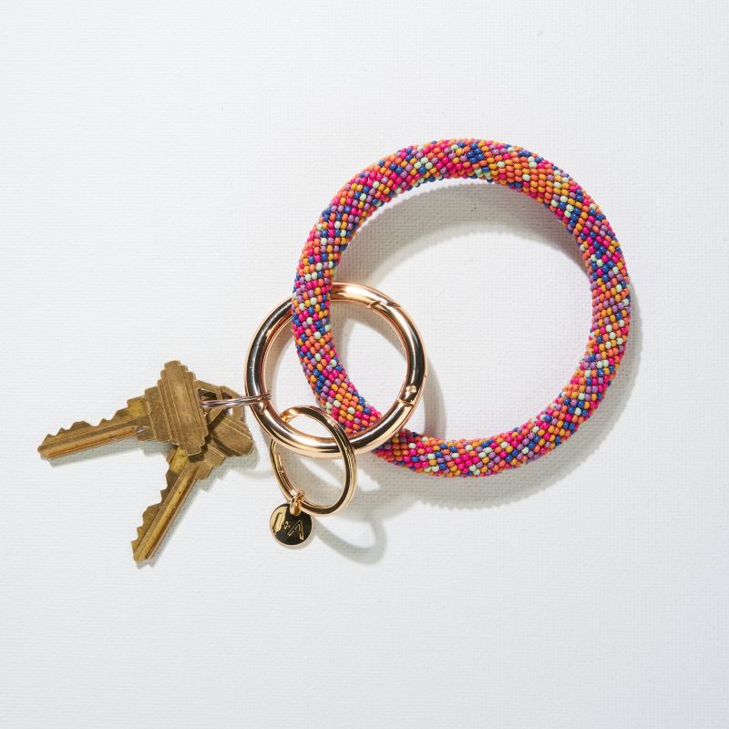 CHLOE Confetti Rainbow Key Ring