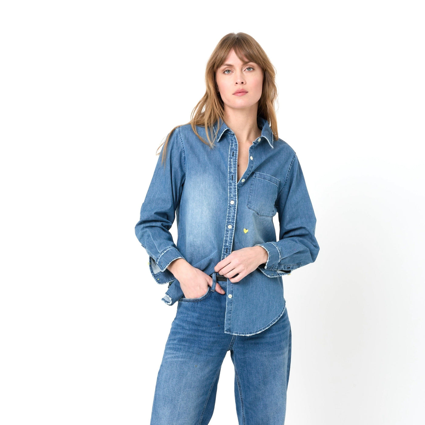 Denim Shirt Lightweight - Kerri Rosenthal