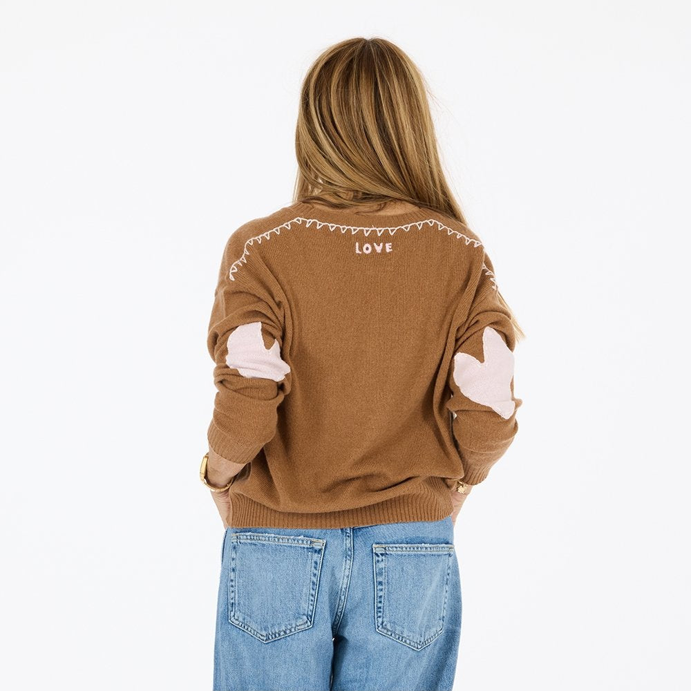 Kerri Rosenthal - Deep V-Neck Love Sweater