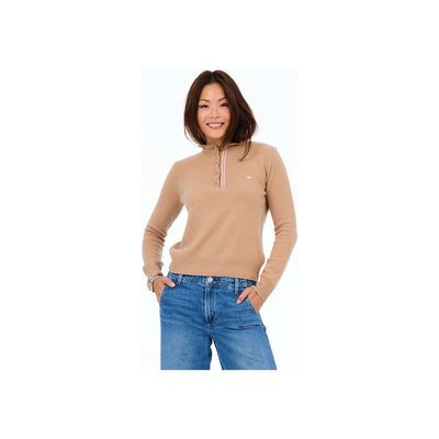 Kerri Rosenthal-Femme Ruffle Henley Sweater
