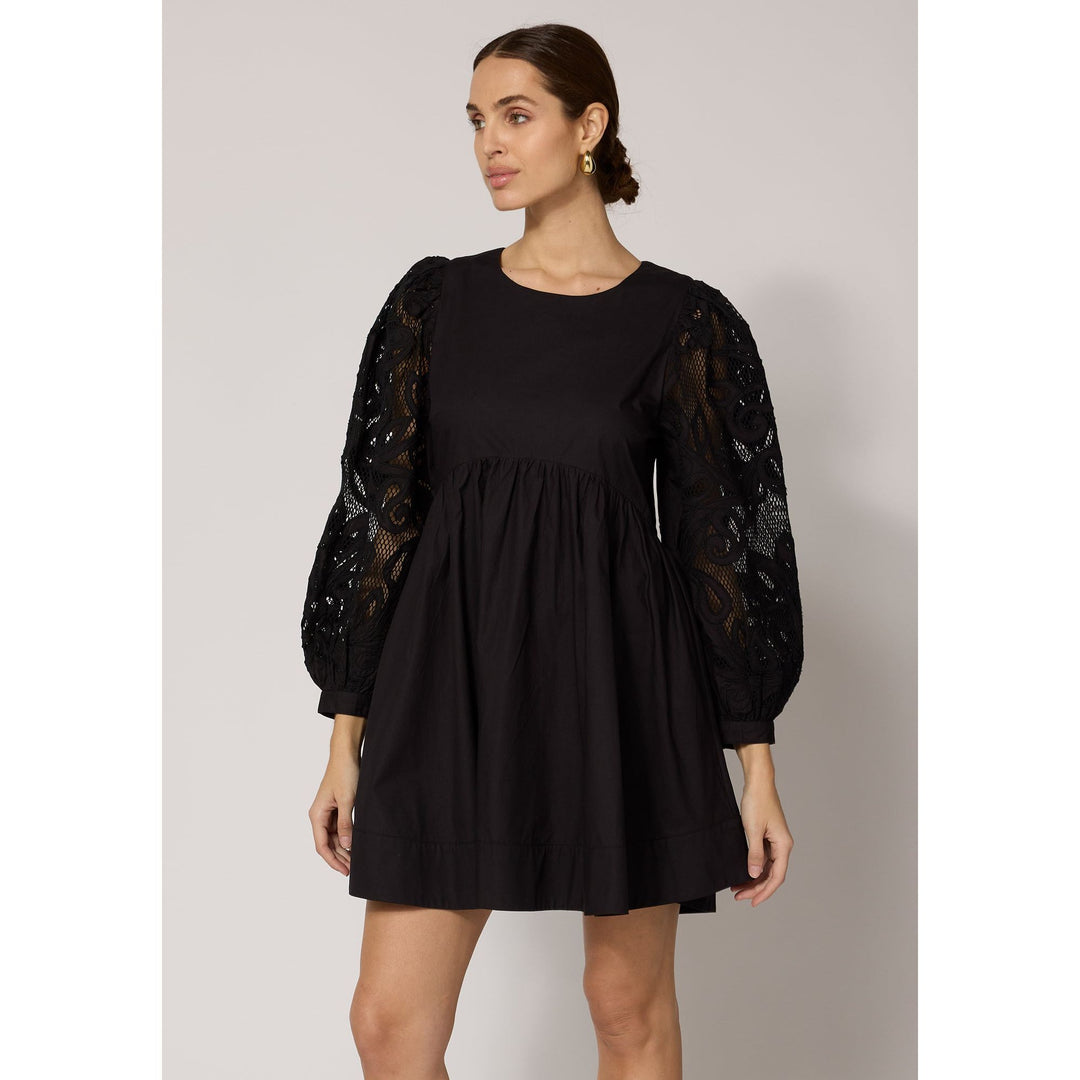 Cleobella Black Nikita Mini Dress Black / Xs