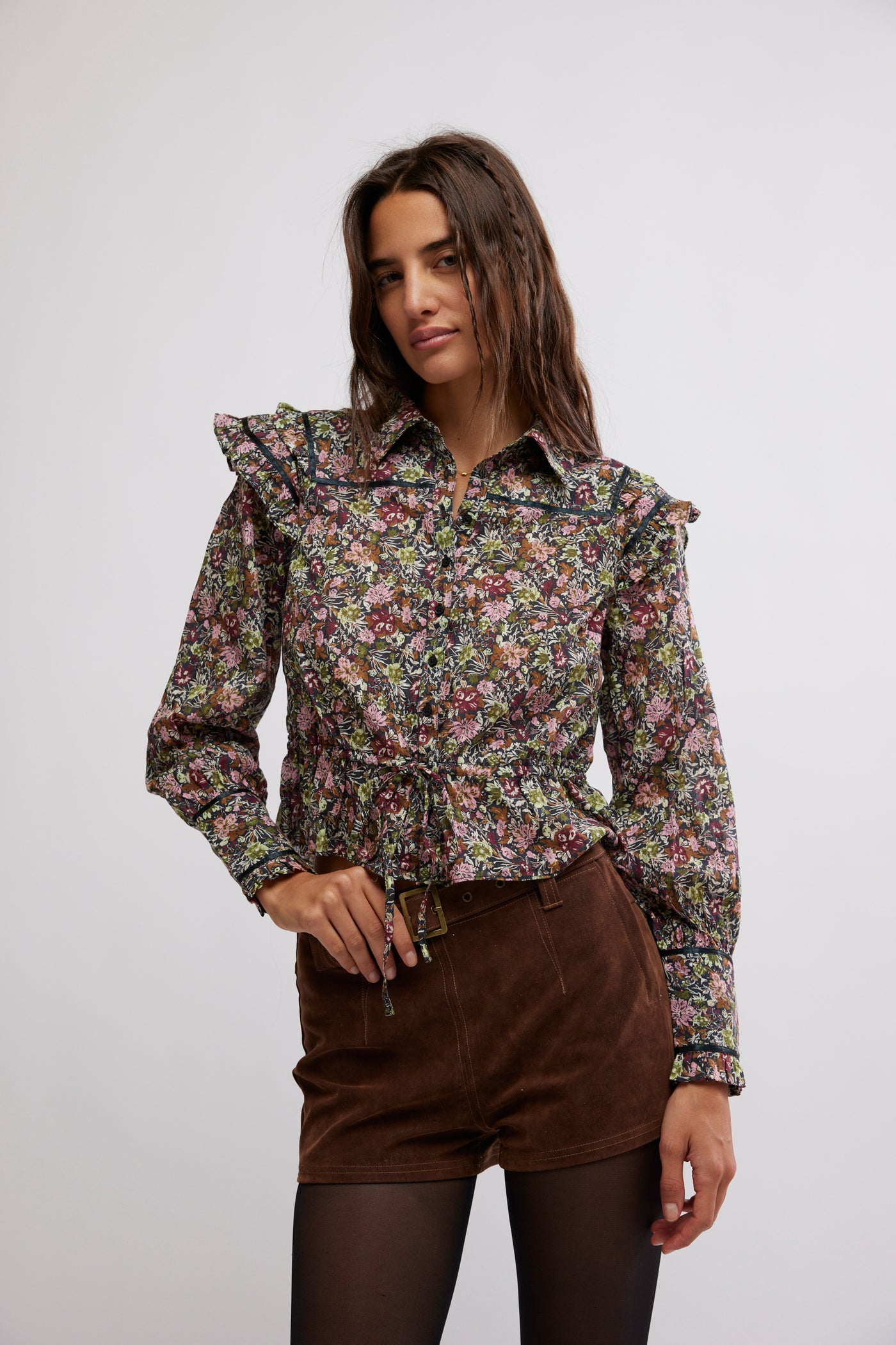 Free People - Printed Daybreak Blouse