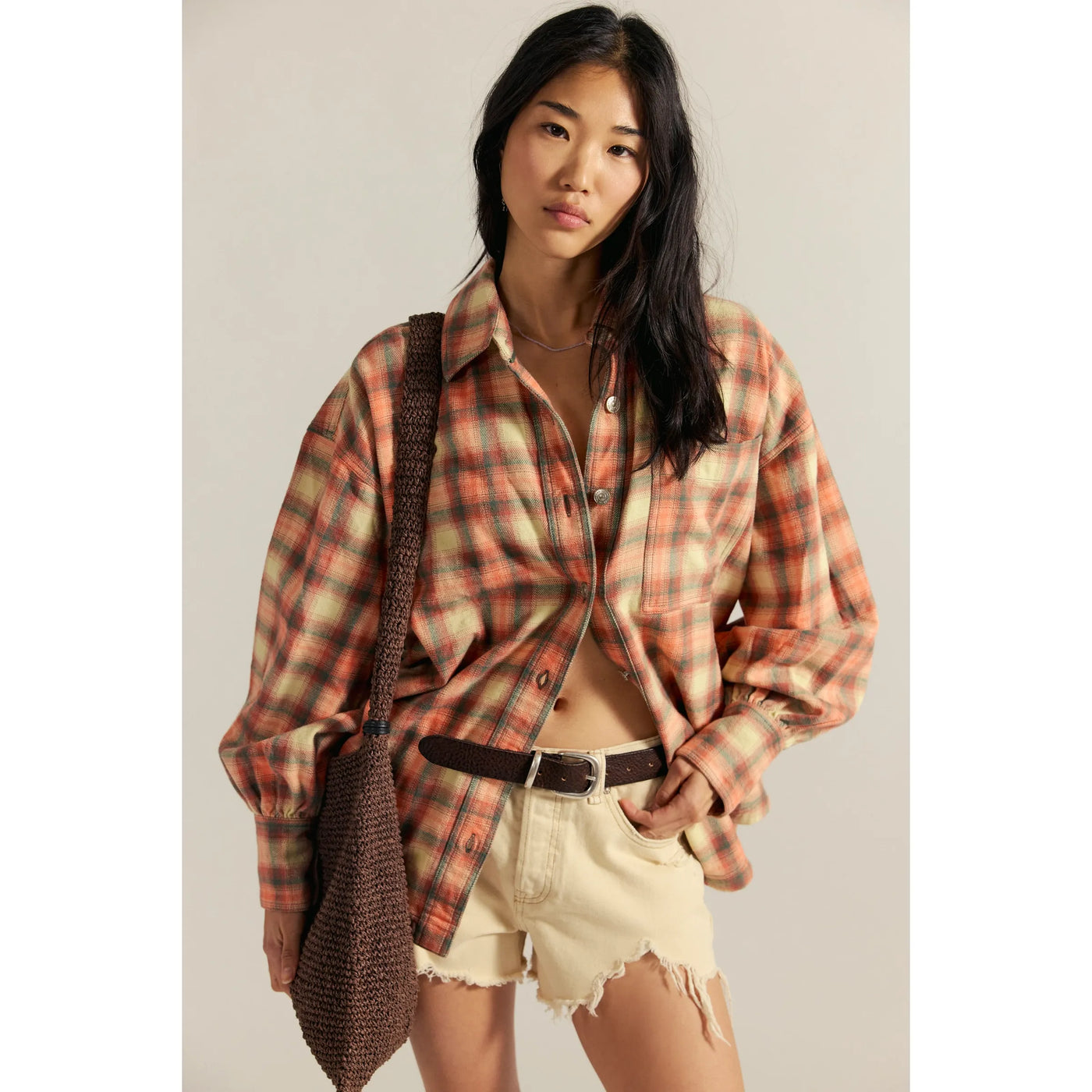 Free People-Ashley Plaid Shirt