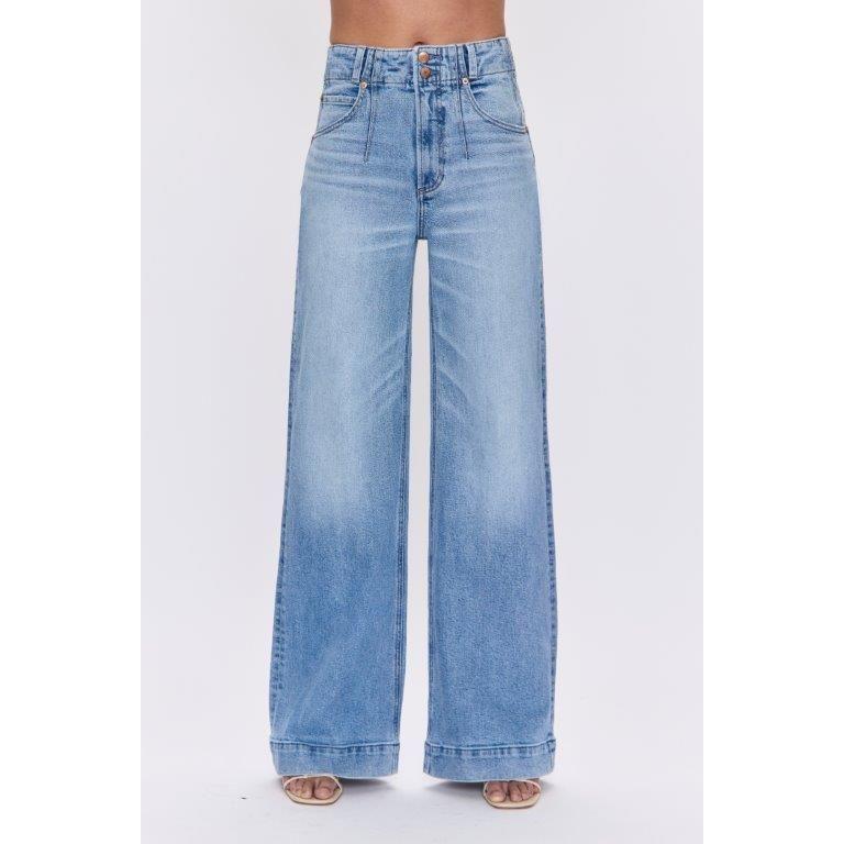 PISTOLA - LANA DBL BUTTON HIGH RISE ULTRA WIDE LEG