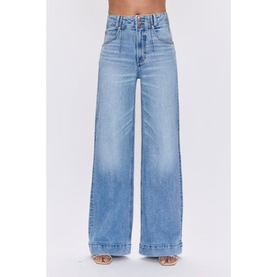 PISTOLA - LANA DBL BUTTON HIGH RISE ULTRA WIDE LEG