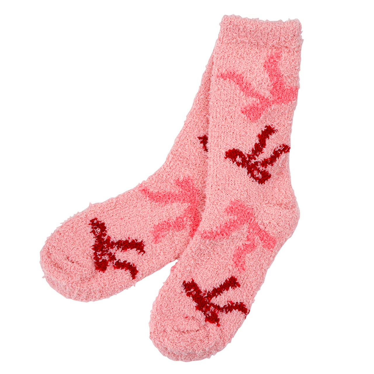 Cozy Socks in Ornament -  Blush + Bows