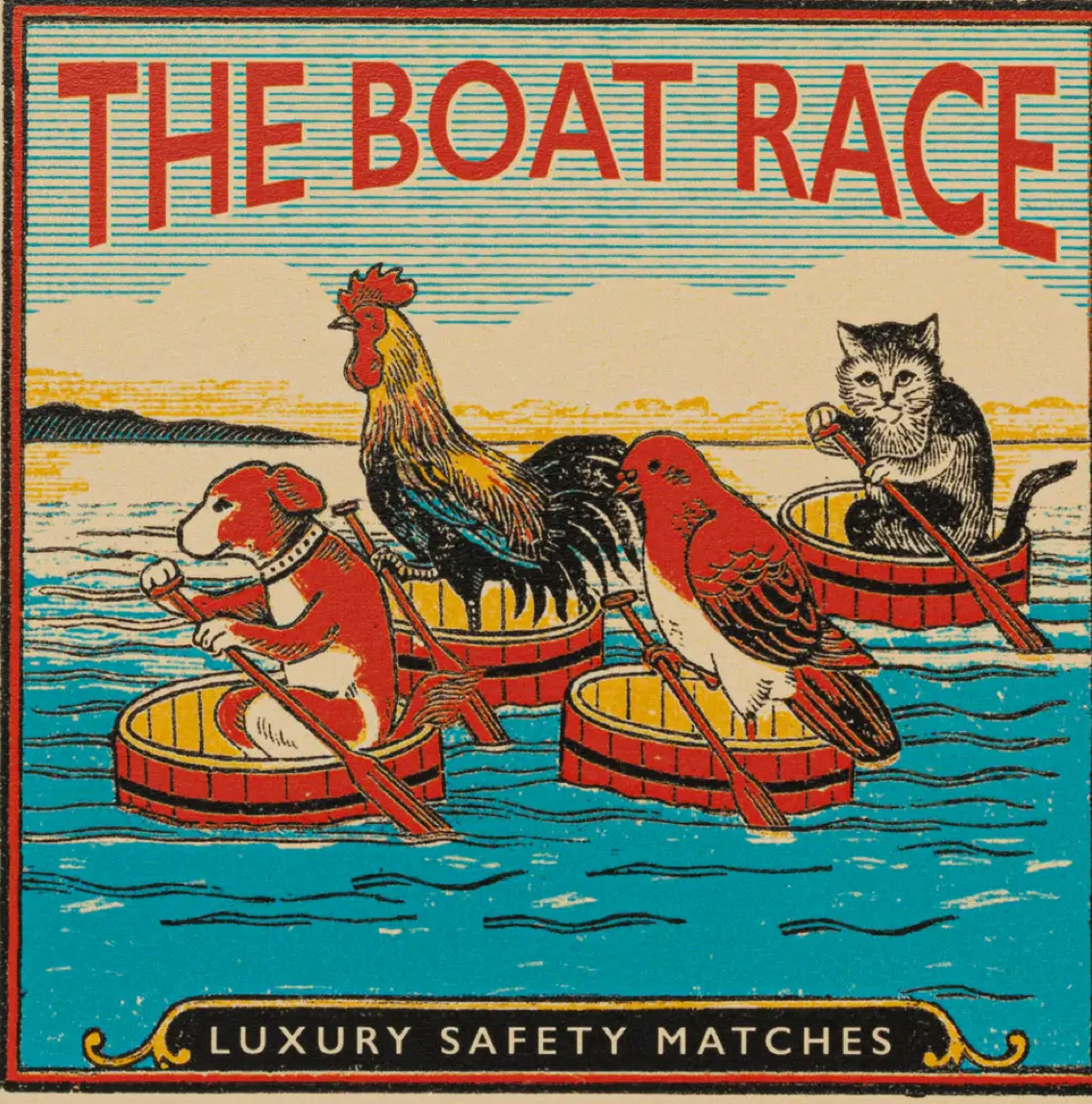 The Boat Race Matchbox