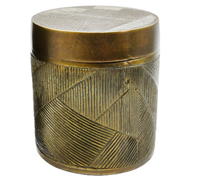 Hand Crafted Small Paco Decorative Canister