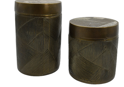 Handcrafted Large Paco Decorative Canister