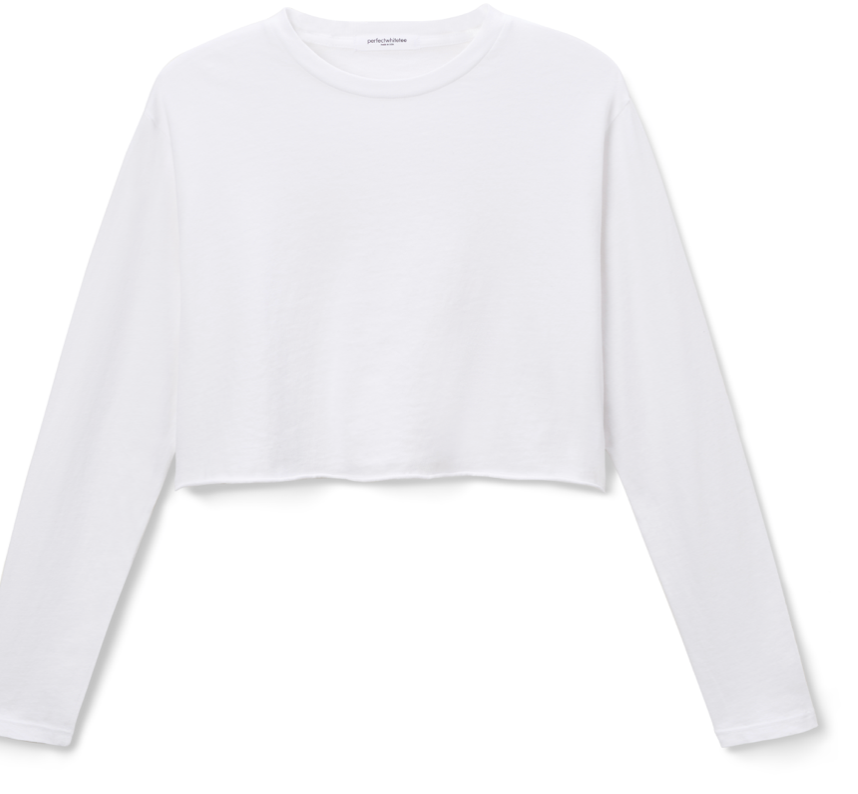 Perfect White Tee Candace-Long Sleeve
