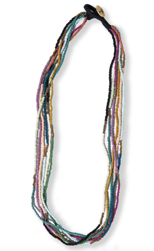 QUINN Color Block Gold and Black Necklace