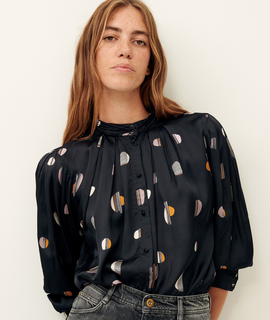 Eclipso Moonless Polka Blouse