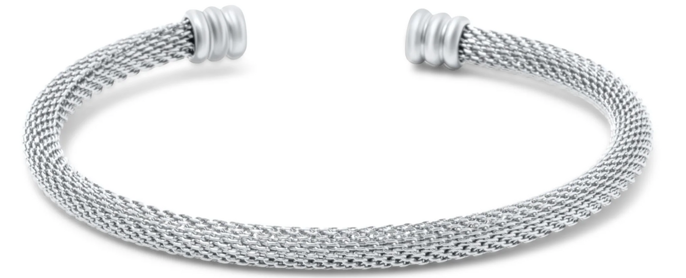 Sinclair Mesh Cuff Bracelet- Ellie Vail