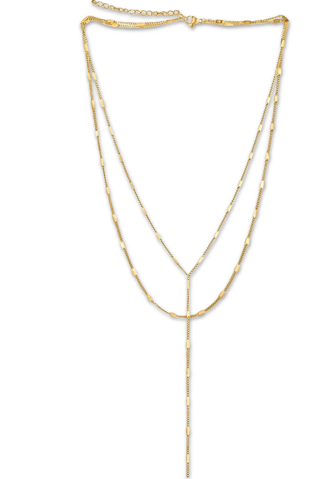 Camilla Danity Lariat Chain Necklace- Ellie Vail