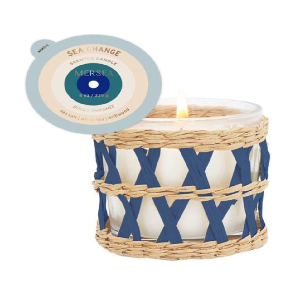 MER-SEA Seagrass Sea Change Candle 4oz.