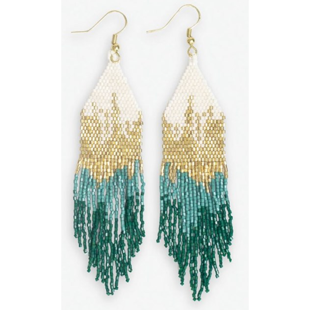 Ink+Alloy-Claire Ombre Fringe Earrings