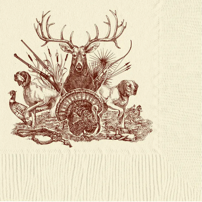 On The Hunt Beverage Napkins