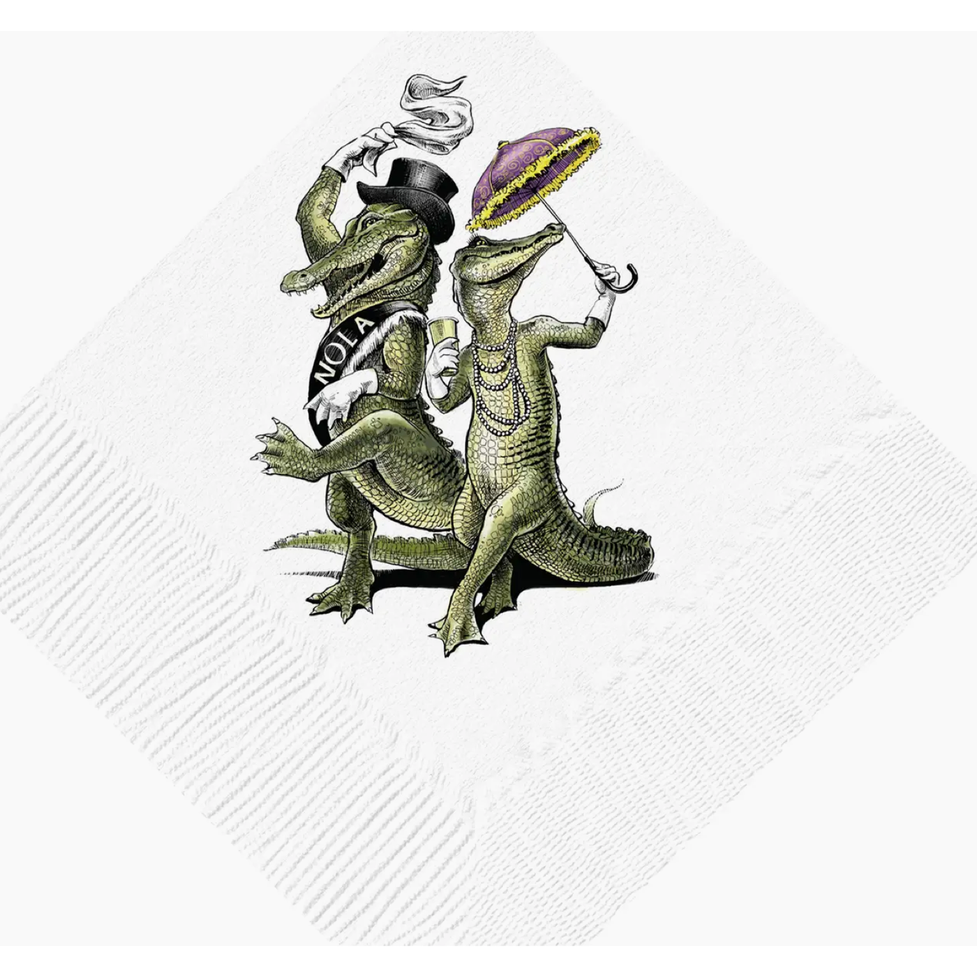 Second Line Beverage Napkins