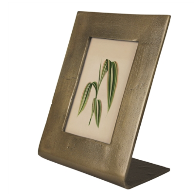 RIDLEY PICTURE FRAME, BRASS-VERTICAL 4X6