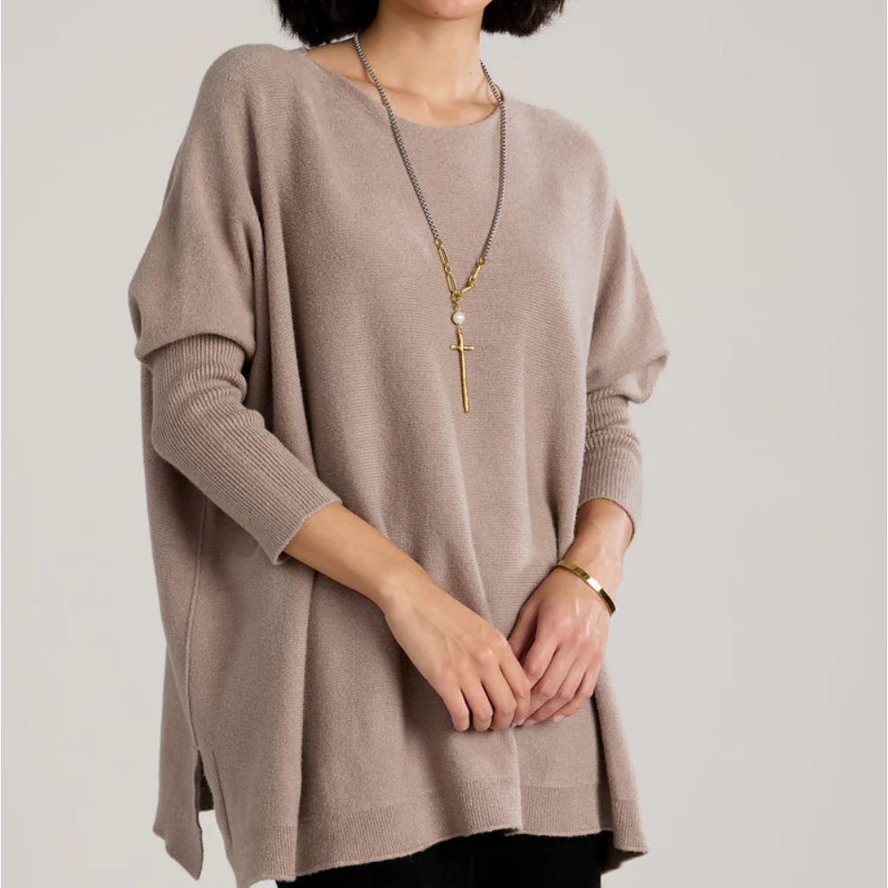 CARMELLA KNIT SWEATER-TAPUE
