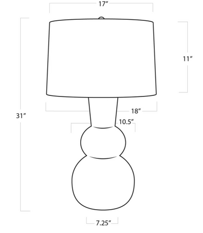 Regina Andrew Hugo Ceramic Table Lamp