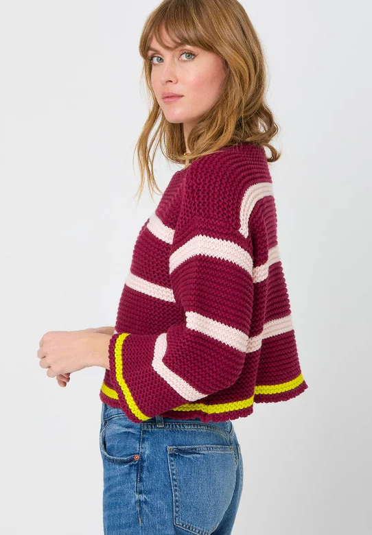 Kaia Stripe Sweater - Kerri Rosenthal