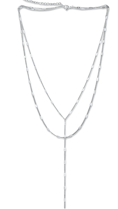 Camilla Danity Lariat Chain Necklace- Ellie Vail