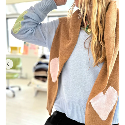 Kerri Rosenthal - Deep V-Neck Love Sweater