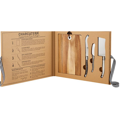 Wood Cheese Board Set Book