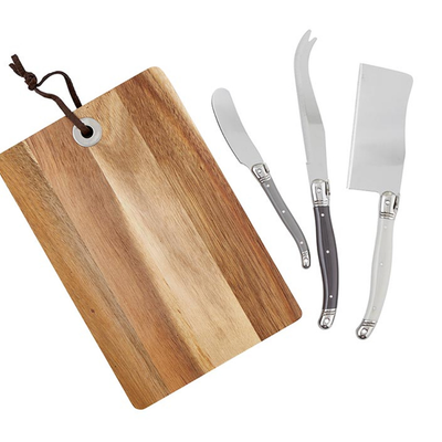 Wood Cheese Board Set Book