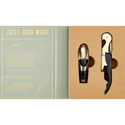 Wine Serving Set Book