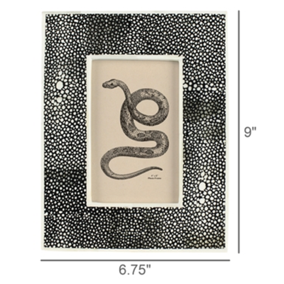 BLACK CHAGRIN 4X6