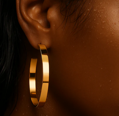 Ellie Vail - Perry Large Hoop Earring