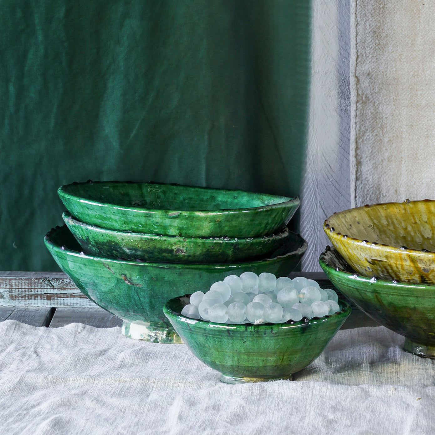 Green Tamegroute Bowl - Medium